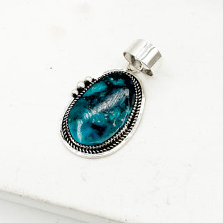 Rare Leslie Nez Bisbee Turquoise Pendants