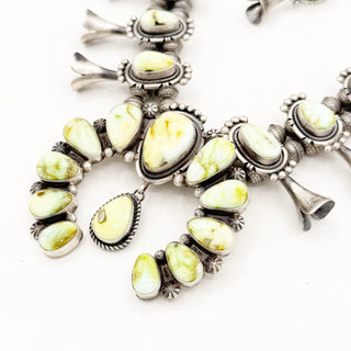 Eli Skeets Palomino Squashblossom Set