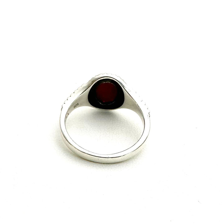 Harper Signet Ring- Ruby