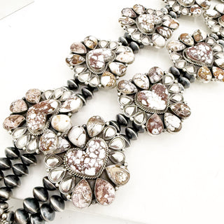 Tyler Brown Masterpiece Oversized Wildhorse Squashblossom Set!