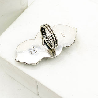 HJC Adjustable Nila Turquoise Crawler Ring