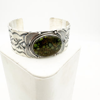 Sheila Tso Emerald Rose Cuff