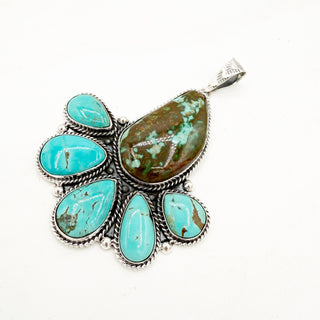 HJC Two Tone Royston Half Cluster Pendant "The Great One"