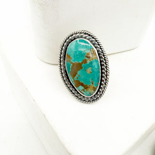 Jason Ogg Nila Turquoise Classic Rope Twist Ring