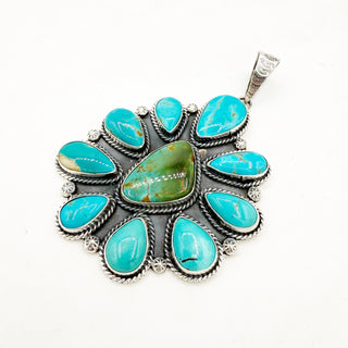 HJC Royston Two Tone Cluster Pendant