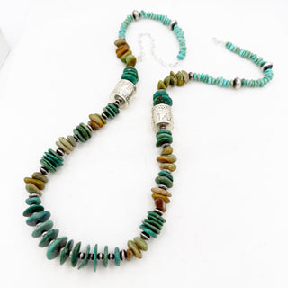 HJC Royston Nugget and Carico Lake Mega Necklace