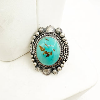 Shay Pfeiffer Large Nila Turquoise Classic Ring