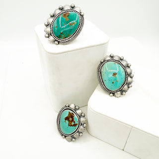 Shay Pfeiffer Large Nila Turquoise Asymmetrical Ring