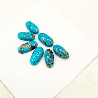 High-grade Persian Turquoise Cabochon Suites