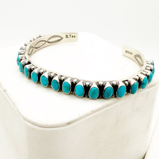 Sheila Tso Sleeping Beauty Stacker Cuff 7inch