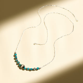 40 Inch Kingman Navajo Pearl Necklace