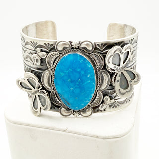 Sheila Tso Blue Grotto Butterfly Cuff