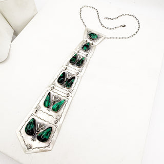 Sheila Tso Emerald Rose Tie Lariat