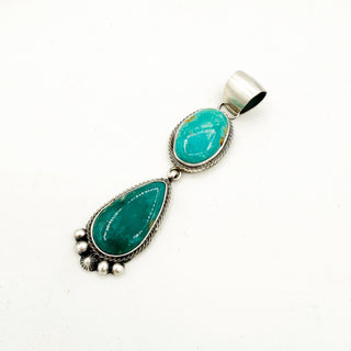 Sheila Tso 2 Stone HIghgrade Roystone Pendants