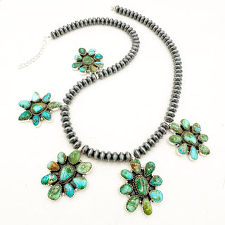 Sonoran Gold 5 Cluster Saucer Pearl Necklace