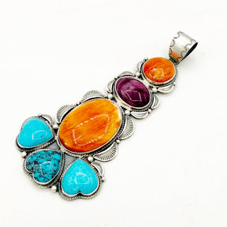 Sheila Tso Massive Rainbow Cluster Pendant