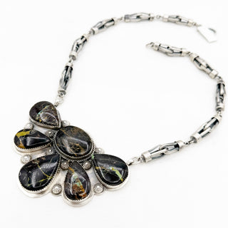 Gilbert Platero Essential Blackjack Half Cluster Necklace