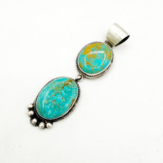 Sheila Tso 2 Stone HIghgrade Roystone Pendants