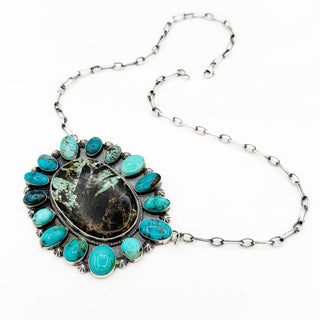 Sheila Tso Blackjack and Royston Mega Cluster Necklace