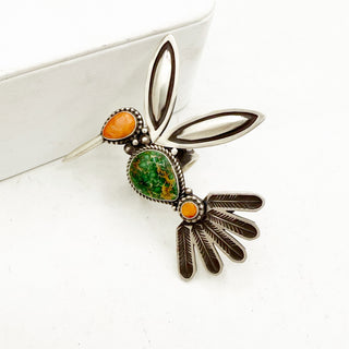 Herman Smith Sonoran Gold and Spiny Hummingbird Ring