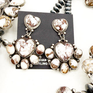 Tyler Brown Masterpiece Oversized Wildhorse Squashblossom Set!