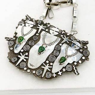 Alex Sanchez Oversied "Three Sisters" Reversible Mega Necklace