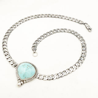 HJC Nila Turquoise Curb Chain Choker