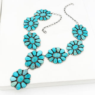 Mariann Spencer Blue Bird Mega Cluster Necklace