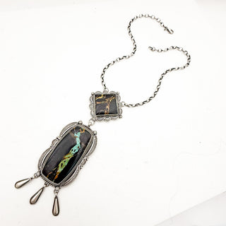 Lightning Strikes Twice, a Commission Necklace by Sheila Tso