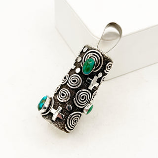 Alex Sanchez Barrel Bead Pendants