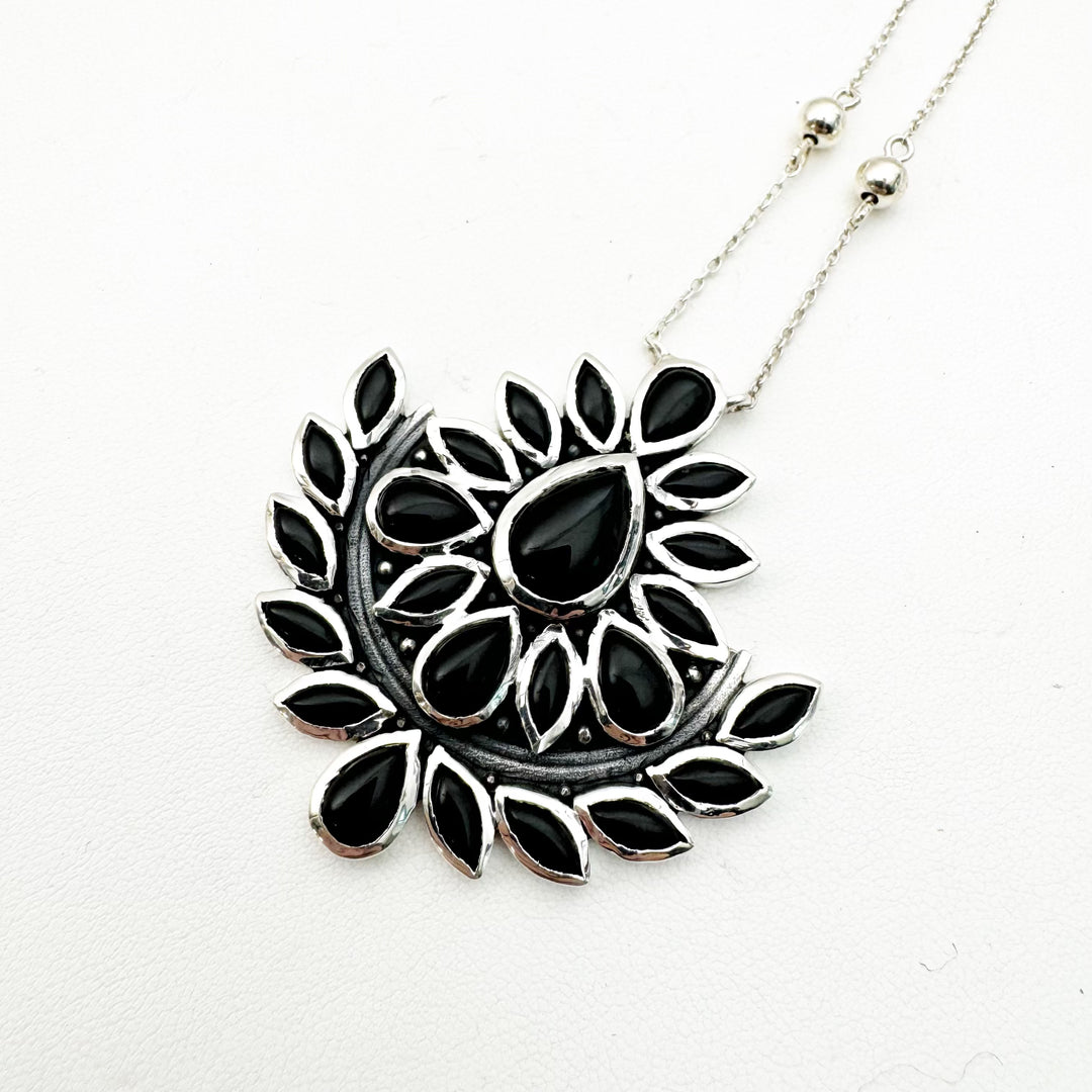 Firebird Necklace - Black Onyx