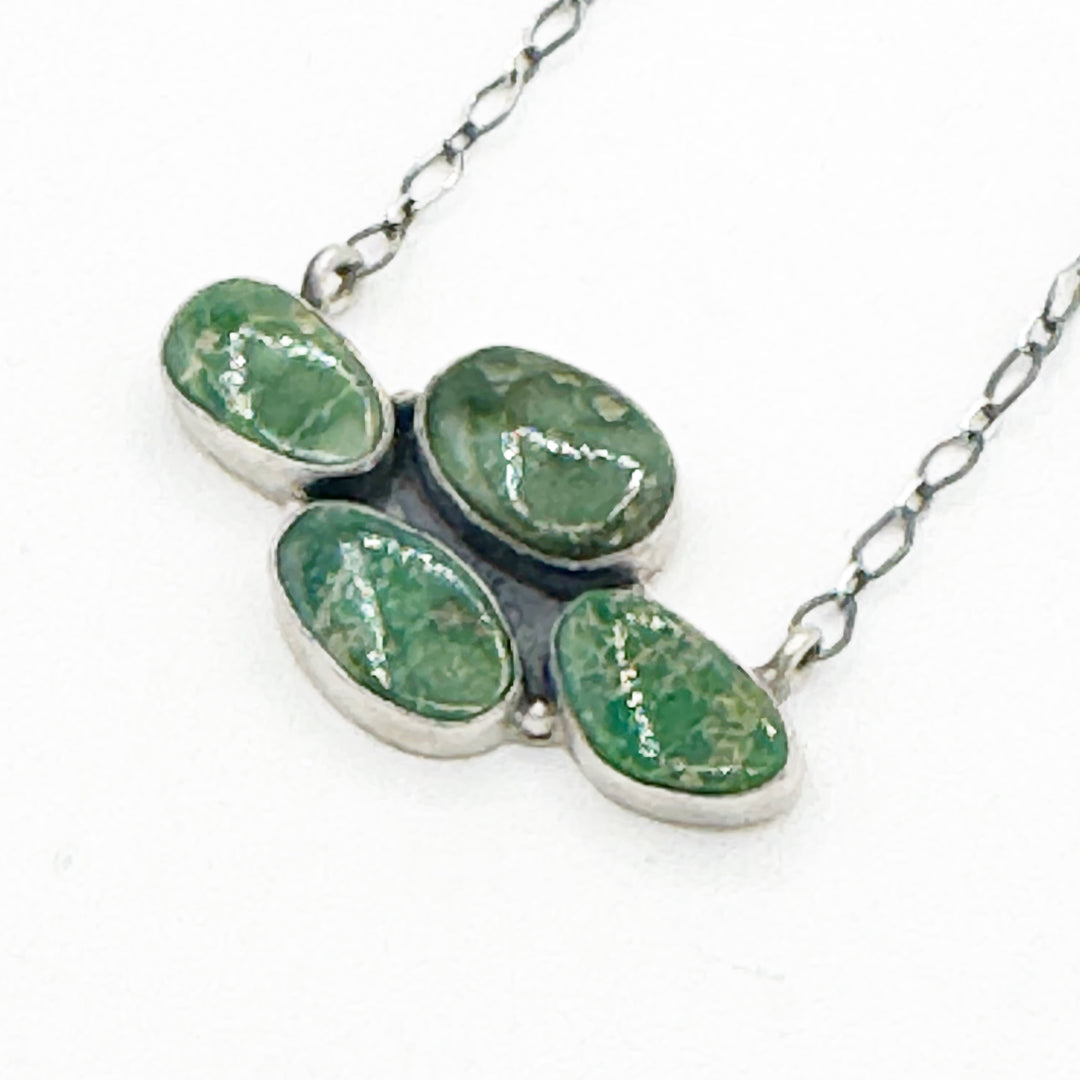Jonathan Nez - Blackjack Turquoise Pendant