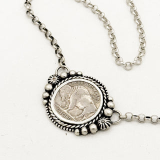 JASON OGG PERFECT EVERYDAY BUFFALO NICKLE BAR NECKLACE