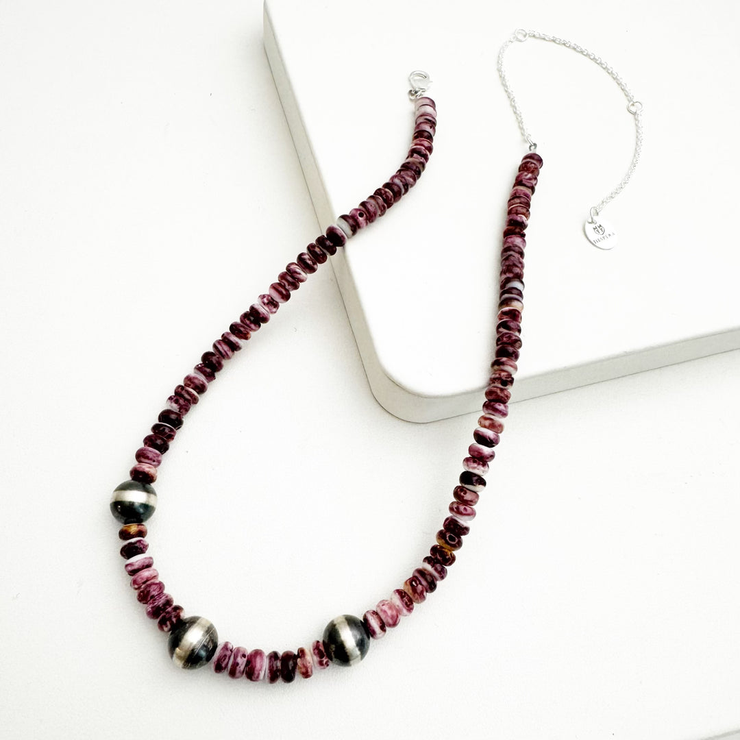 Eric's Purple Spiny Perfection Necklace