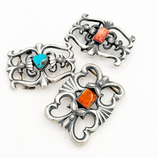 Native Made Kingman and Spiny Belt Buckles