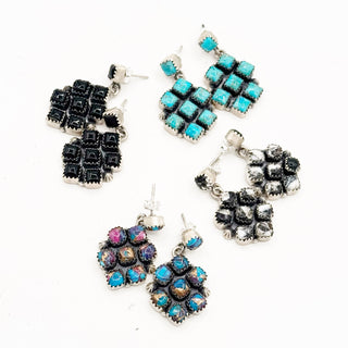 Wild Mosaic Cluster Earrings