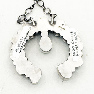 Eli Skeets Large Golden Hills Naja Necklace