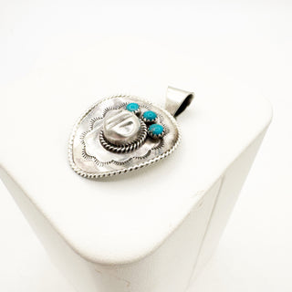 Bobby Platero's Famous Cowboy Hat Pendant