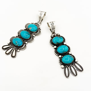 Alex Sanchez Three Stone Old Style Pendant