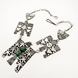 Alex Sanchez Sonoran Gold Petroglyph Mega Necklace