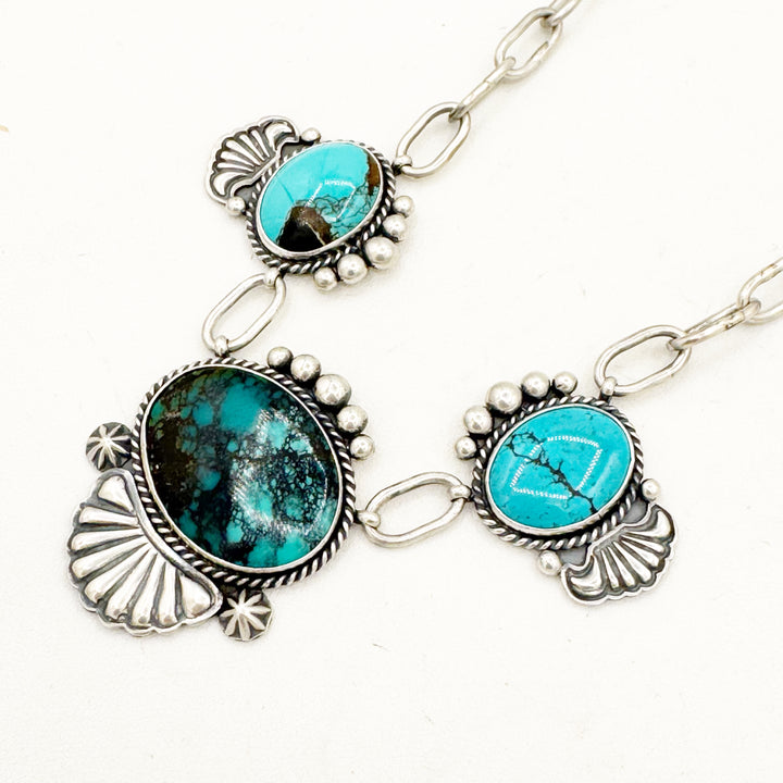 Pop Drop! Petal Necklace - White Aura Opal