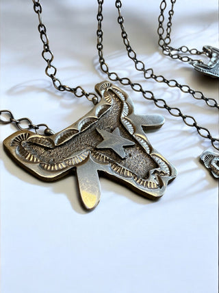 Handmade Longhorn Bar Necklace