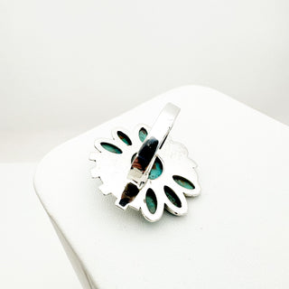 Circle of Life Statement Ring - Kingman Turquoise