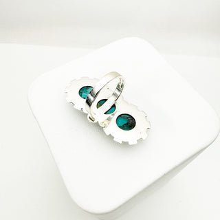 Circle of Life Crawler Ring - Kingman Turquoise