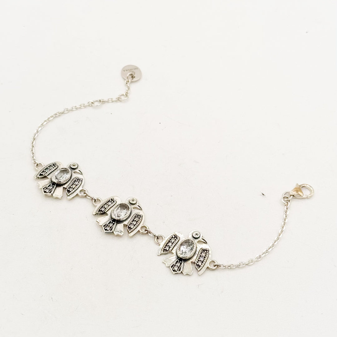 Venus Half Cluster Necklace - Two Tone Imperial Jade