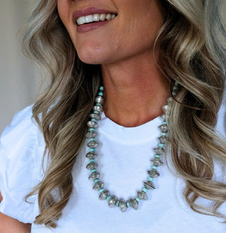 Silver Starlight Liberty Dime and Dry Creek Necklace