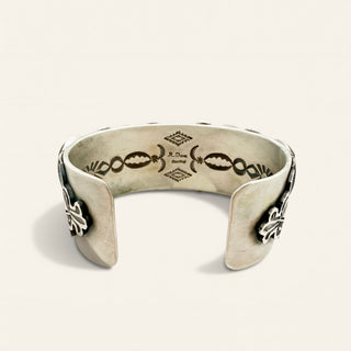 The Stone Banner Row Cuff by Ronald Tom