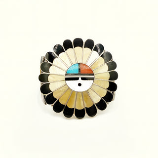 Flower cuff on a beige background