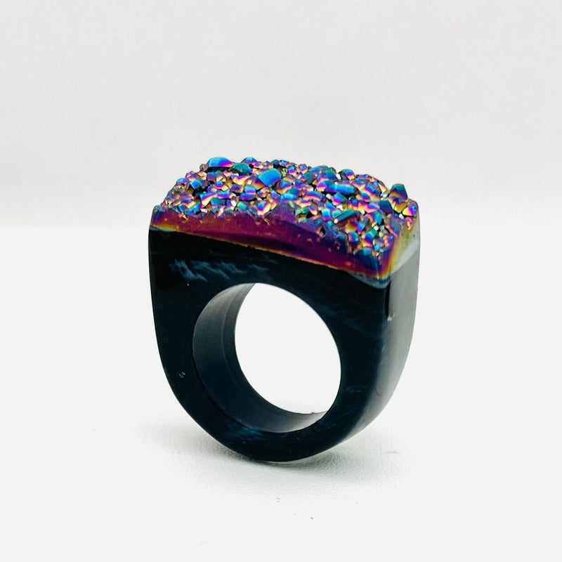 The Gemfire Ring - Midnight Rainbow